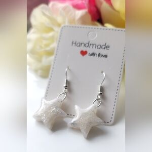 Silver Star Earrings